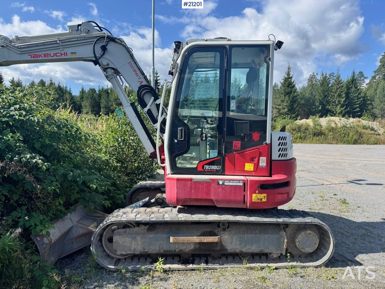 Takeuchi TB280FR - Escavadora de rastos: foto 2 Takeuchi TB280FR - Escavadora de rastos: foto 2