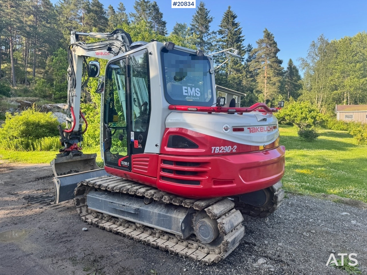 Takeuchi TB290-2 - Mini escavadeira: foto 4 Takeuchi TB290-2 - Mini escavadeira: foto 4
