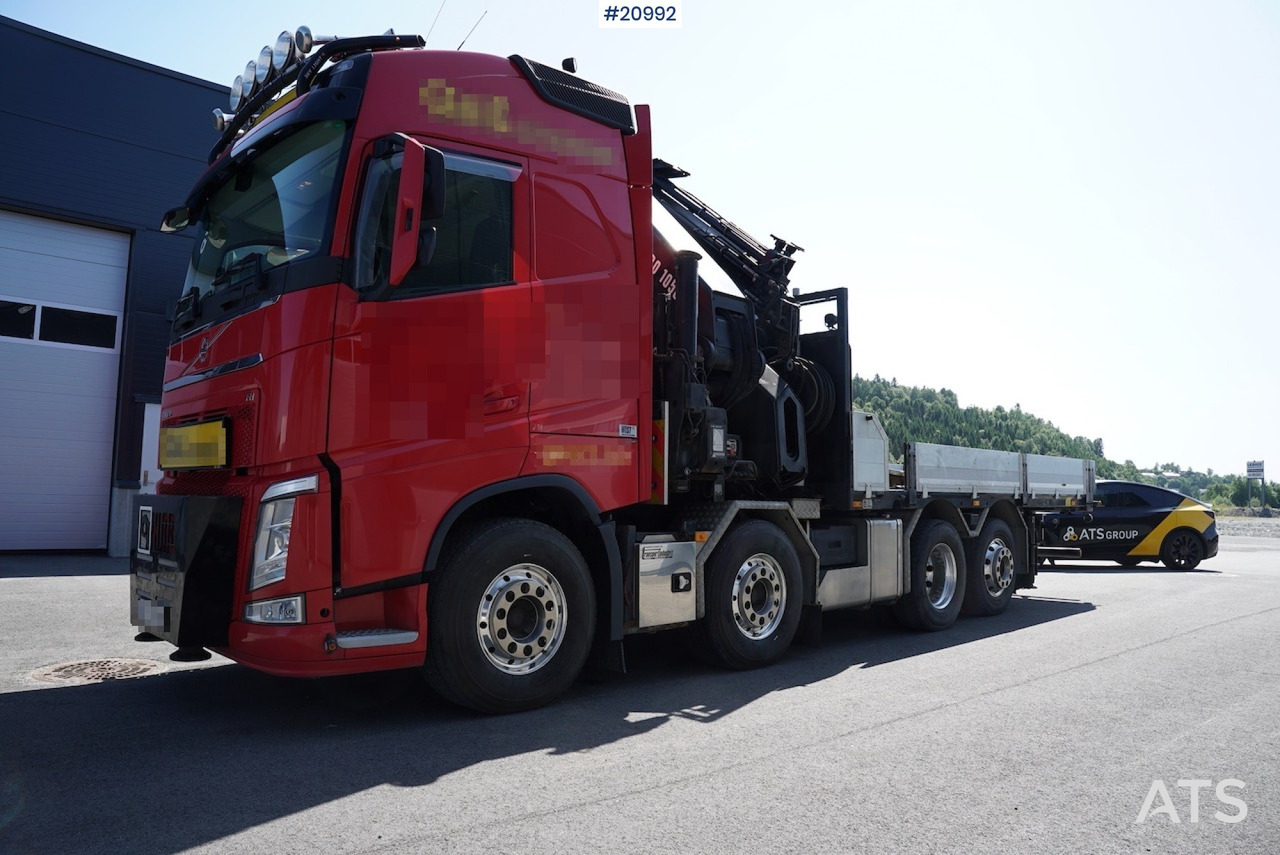 Volvo FH500 - Camião grua, Camião de caixa aberta/ Plataforma: foto 1 Volvo FH500 - Camião grua, Camião de caixa aberta/ Plataforma: foto 1
