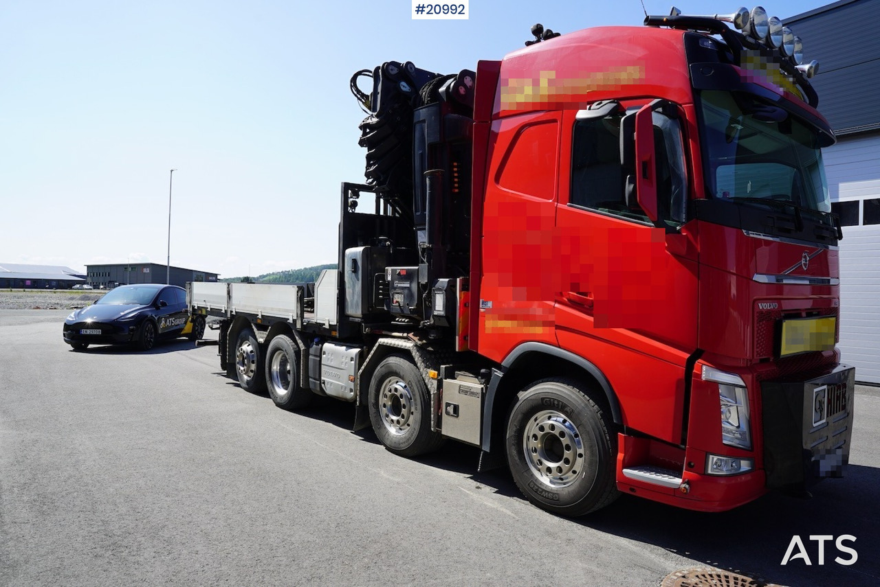 Volvo FH500 - Camião grua, Camião de caixa aberta/ Plataforma: foto 4 Volvo FH500 - Camião grua, Camião de caixa aberta/ Plataforma: foto 4