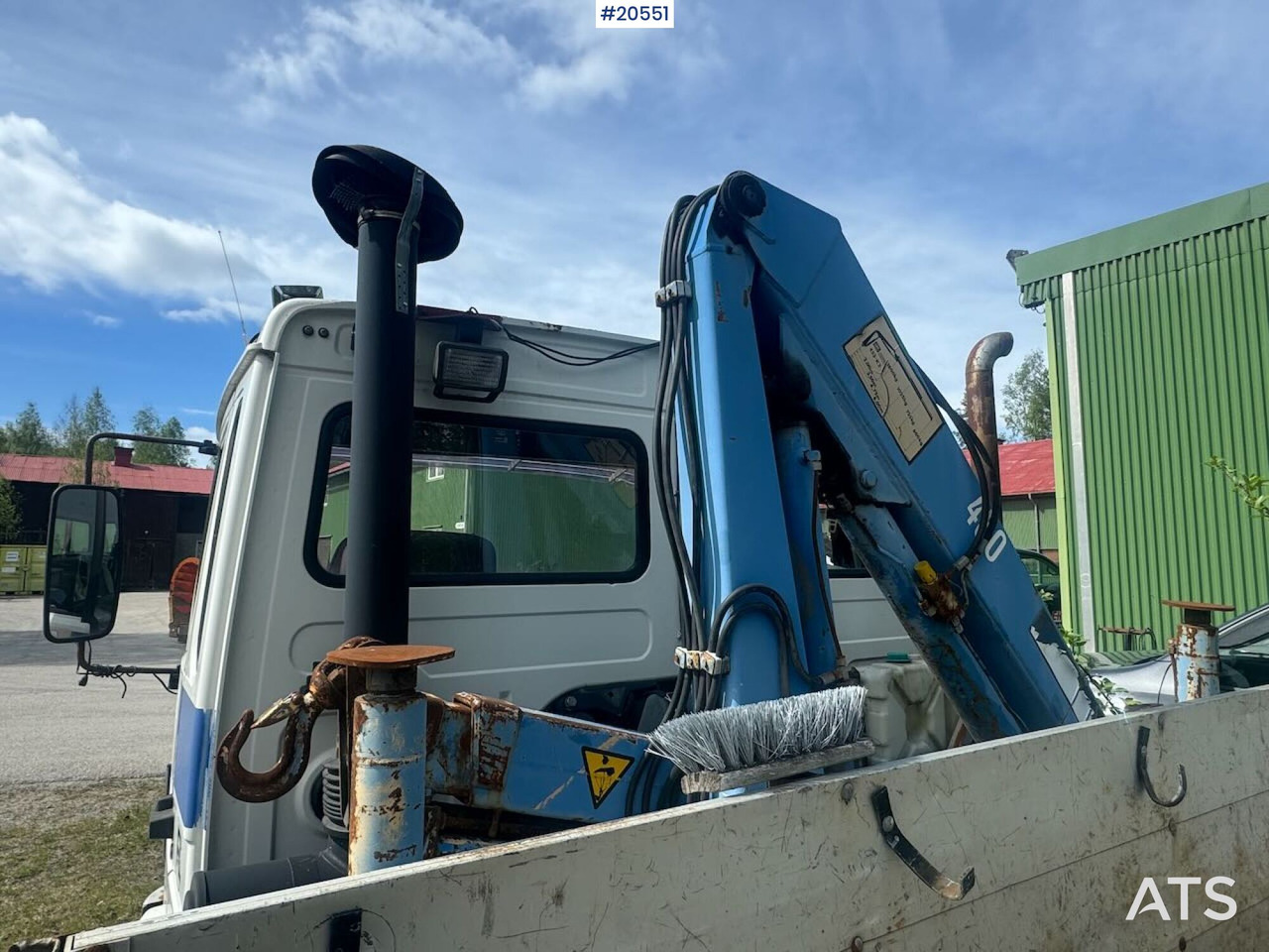 Camião de caixa aberta/ Plataforma, Camião grua Volvo FL4: foto 18