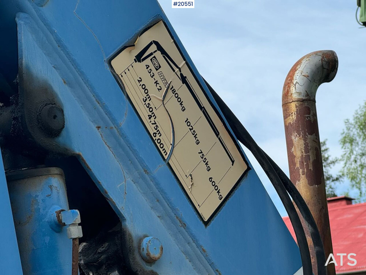 Camião de caixa aberta/ Plataforma, Camião grua Volvo FL4: foto 17