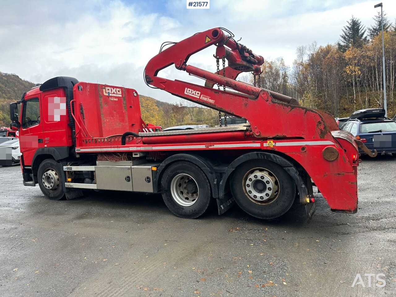 Camião multibenne Volvo FM 410 liftdumper 6x2 m/ Laxo påbygg, utskyt og rotator.: foto 10