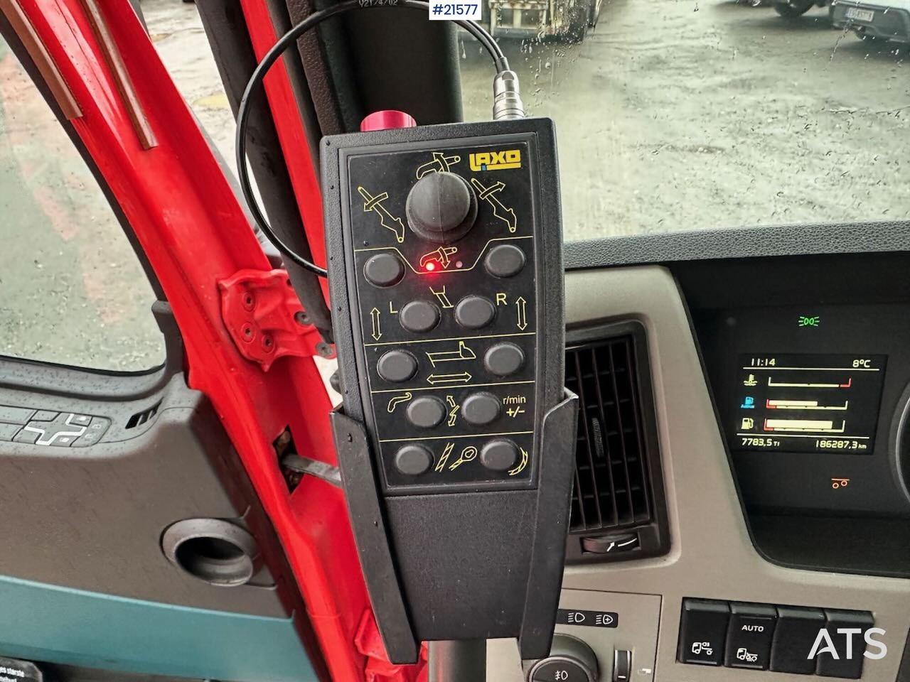 Camião multibenne Volvo FM 410 liftdumper 6x2 m/ Laxo påbygg, utskyt og rotator.: foto 39