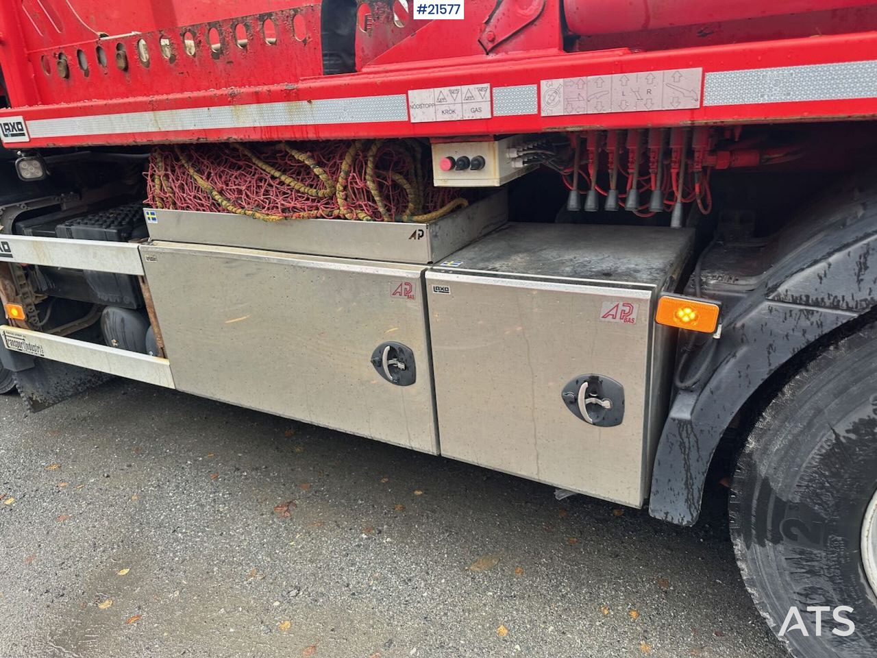 Camião multibenne Volvo FM 410 liftdumper 6x2 m/ Laxo påbygg, utskyt og rotator.: foto 29