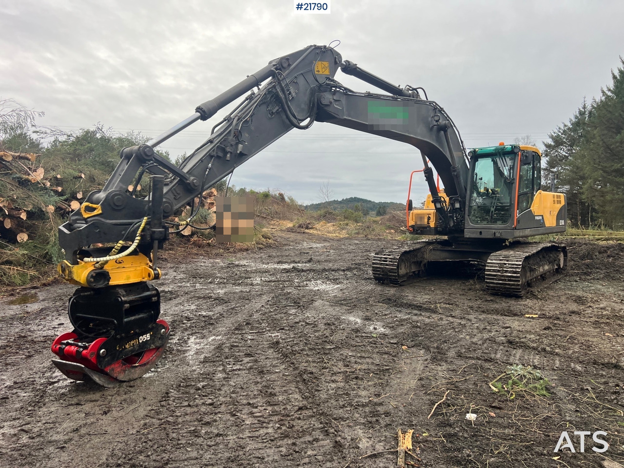 Volvo ec210cl gravemaskin m/ rototilt, pusseskuffe og tannskuffe - Escavadeira: foto 2 Volvo ec210cl gravemaskin m/ rototilt, pusseskuffe og tannskuffe - Escavadeira: foto 2