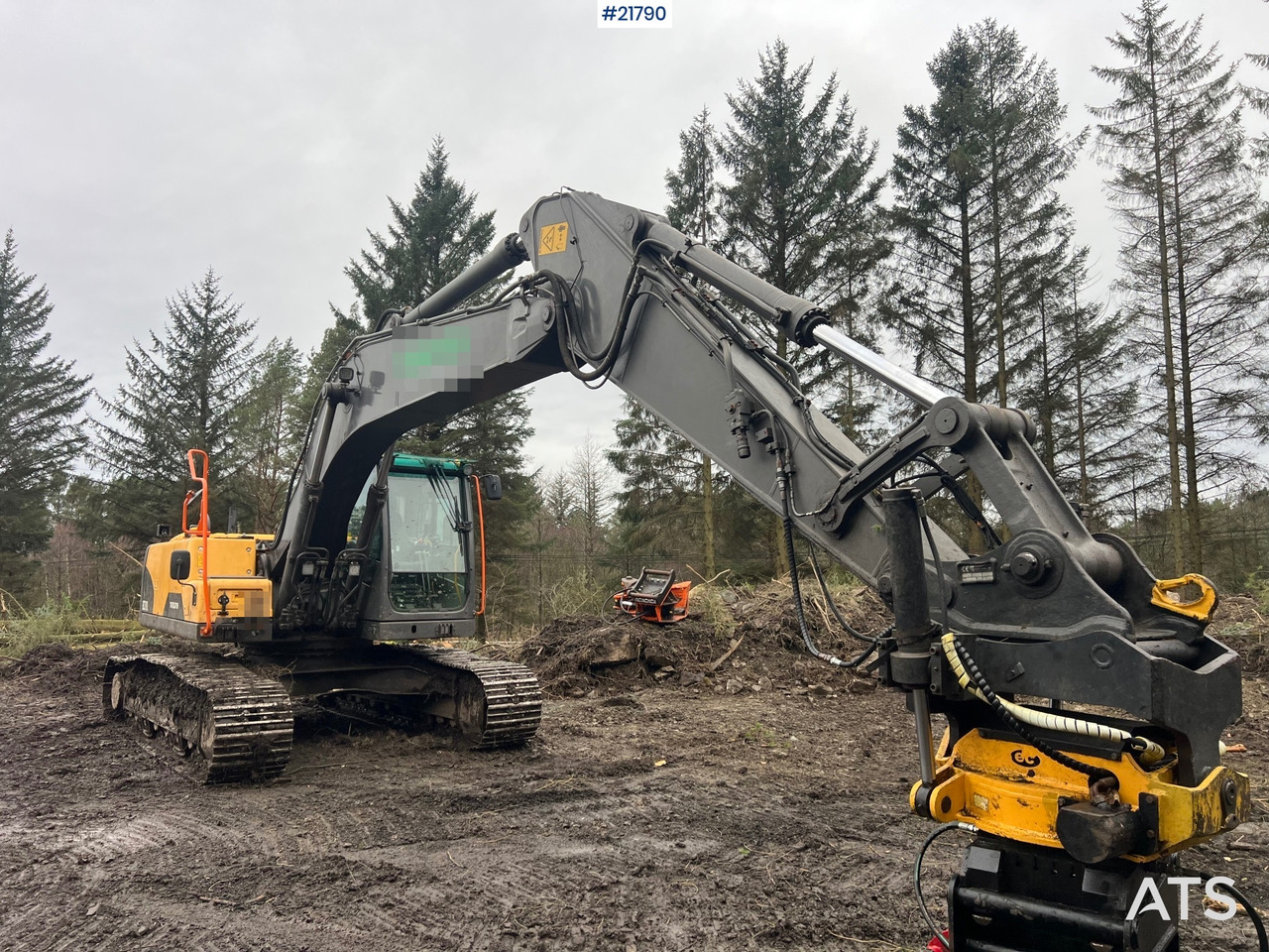 Volvo ec210cl gravemaskin m/ rototilt, pusseskuffe og tannskuffe - Escavadeira: foto 5 Volvo ec210cl gravemaskin m/ rototilt, pusseskuffe og tannskuffe - Escavadeira: foto 5