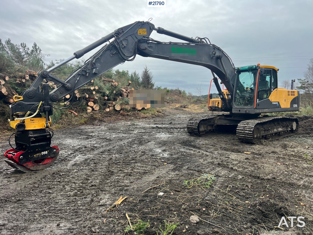 Volvo ec210cl gravemaskin m/ rototilt, pusseskuffe og tannskuffe - Escavadeira: foto 1 Volvo ec210cl gravemaskin m/ rototilt, pusseskuffe og tannskuffe - Escavadeira: foto 1