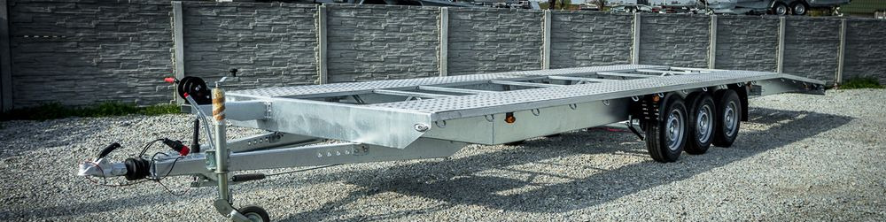 Niewiadów fabrycznie nowa LAWETA Indiana, bardzo solidna! 8,00m! - Reboque transporte de veículos: foto 2 Niewiadów fabrycznie nowa LAWETA Indiana, bardzo solidna! 8,00m! - Reboque transporte de veículos: foto 2