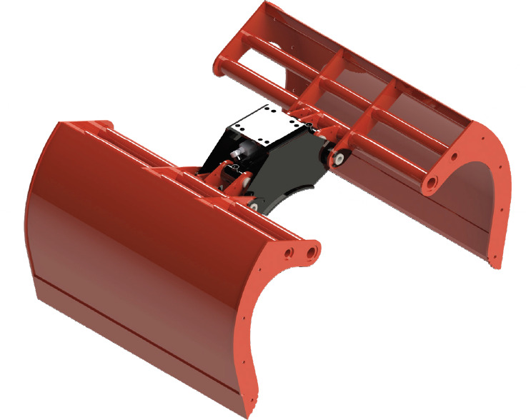 Clamshell bucket withouth side-walls BV-MR 400 - Balde de maxilas para Grua para camião: foto 1 Clamshell bucket withouth side-walls BV-MR 400 - Balde de maxilas para Grua para camião: foto 1