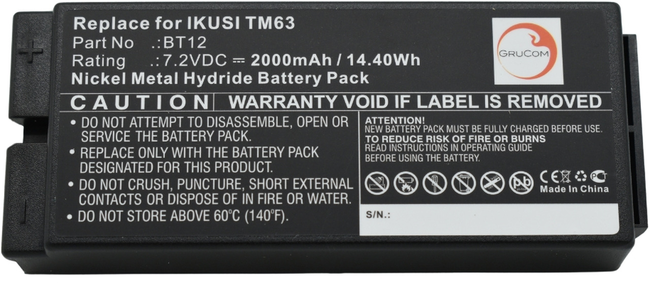 Compatible battery Ikusi BT12 - Bateria automotiva para Grua para camião: foto 4 Compatible battery Ikusi BT12 - Bateria automotiva para Grua para camião: foto 4