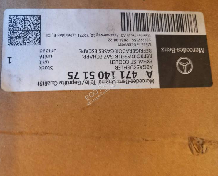 Mercedes - Sistema de escape para Camião: foto 1 Mercedes - Sistema de escape para Camião: foto 1