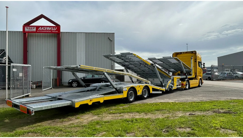 AKSOYLU AKT2 versie II special met extra Functie's 6 car-loader Autotransporter - Semi-reboque transporte de veículos: foto 2 AKSOYLU AKT2 versie II special met extra Functie's 6 car-loader Autotransporter - Semi-reboque transporte de veículos: foto 2