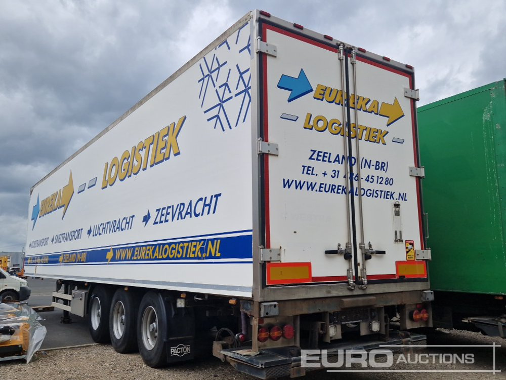 2008 Pacton 3 Axle Refridgerated Trailer, Carrier Maxima 1300, Dhollandia 1500kg Tail lift, Inside 2.70m Height(Dutch Reg. Docs. Available) - Semi-reboque frigorífico: foto 2 2008 Pacton 3 Axle Refridgerated Trailer, Carrier Maxima 1300, Dhollandia 1500kg Tail lift, Inside 2.70m Height(Dutch Reg. Docs. Available) - Semi-reboque frigorífico: foto 2