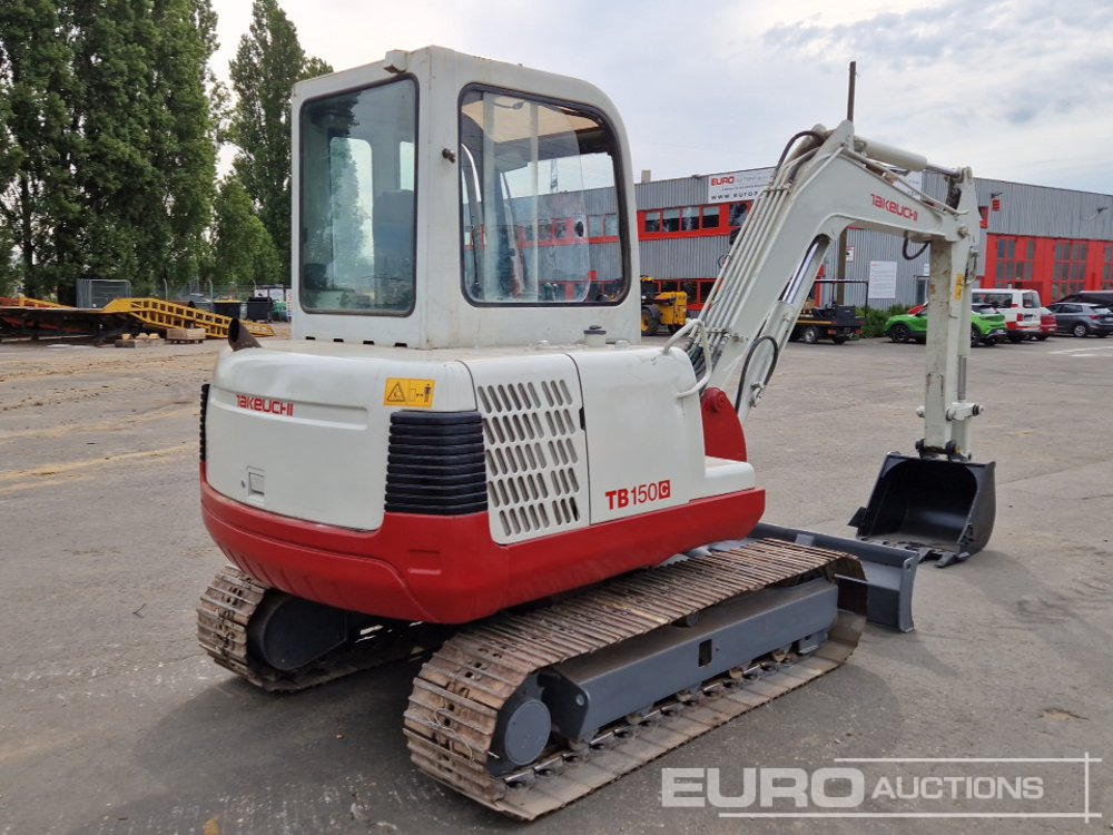 2010 Takeuchi TB150C - Mini escavadeira: foto 5 2010 Takeuchi TB150C - Mini escavadeira: foto 5