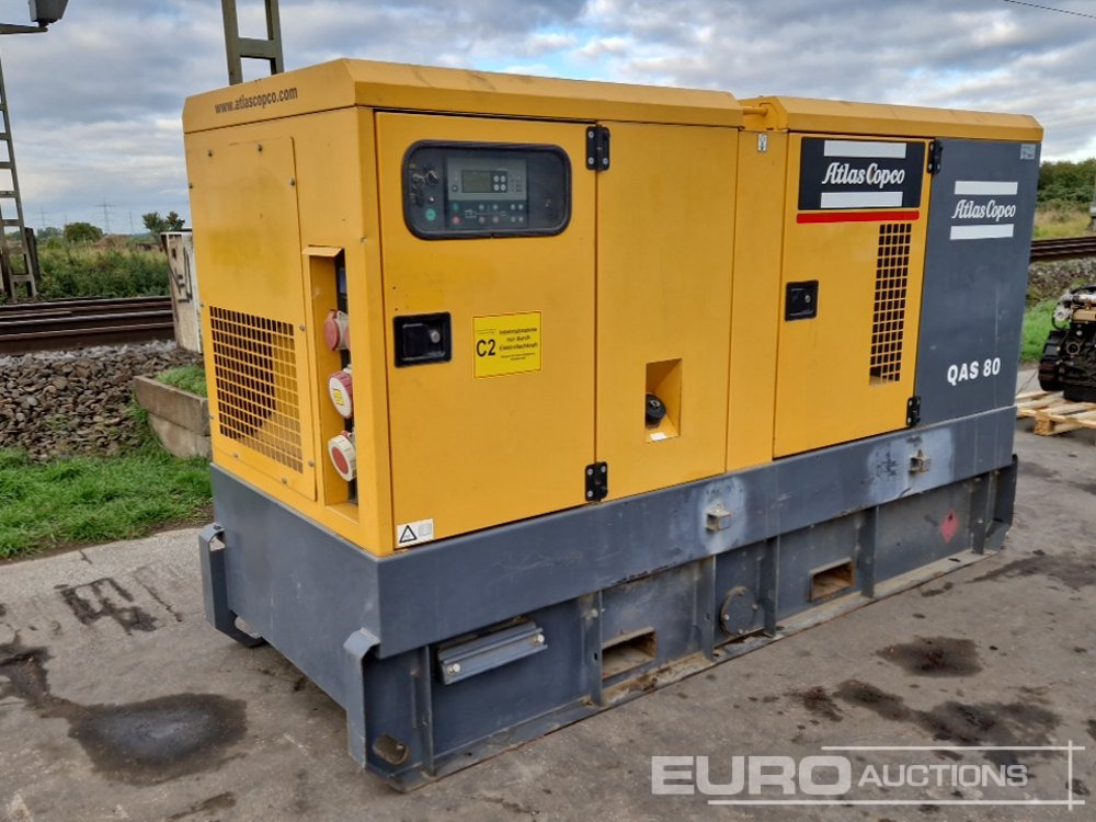2015 Atlas Copco QAS 80 - Gerador elétrico: foto 1 2015 Atlas Copco QAS 80 - Gerador elétrico: foto 1