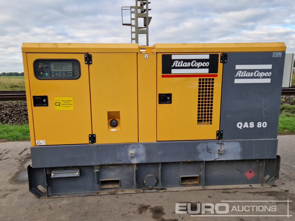 2015 Atlas Copco QAS 80 - Gerador elétrico: foto 2 2015 Atlas Copco QAS 80 - Gerador elétrico: foto 2
