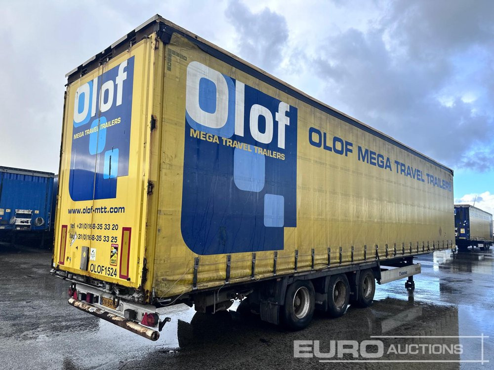 2015 Krone Mega Liner, Curtainsider, 3 Axle (Dutch Reg. Docs)(Selling Offsite from Krone Used Yard Moerdijk, Netherlands) - Semi-reboque de lona: foto 4 2015 Krone Mega Liner, Curtainsider, 3 Axle (Dutch Reg. Docs)(Selling Offsite from Krone Used Yard Moerdijk, Netherlands) - Semi-reboque de lona: foto 4
