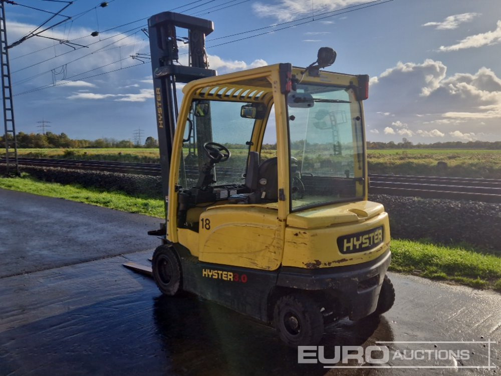 2016 Hyster J3.0XN 3 Ton Electric Forklift, 2 Stage Mast, Forks, - Empilhador elétrico: foto 3 2016 Hyster J3.0XN 3 Ton Electric Forklift, 2 Stage Mast, Forks, - Empilhador elétrico: foto 3
