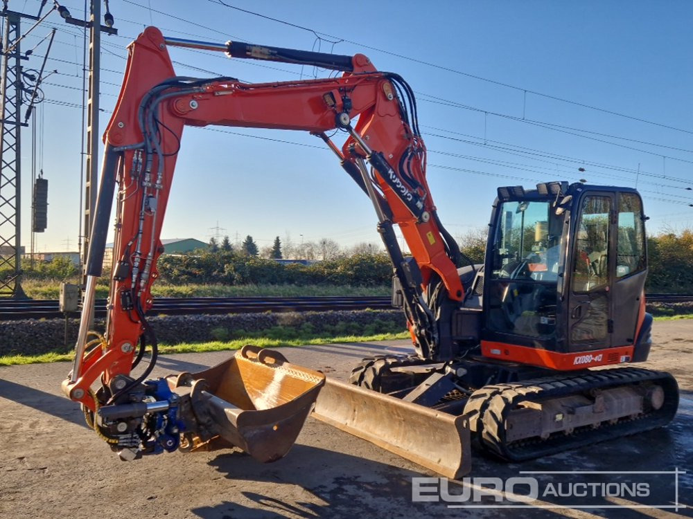 2016 Kubota KX080 - Mini escavadeira: foto 1 2016 Kubota KX080 - Mini escavadeira: foto 1