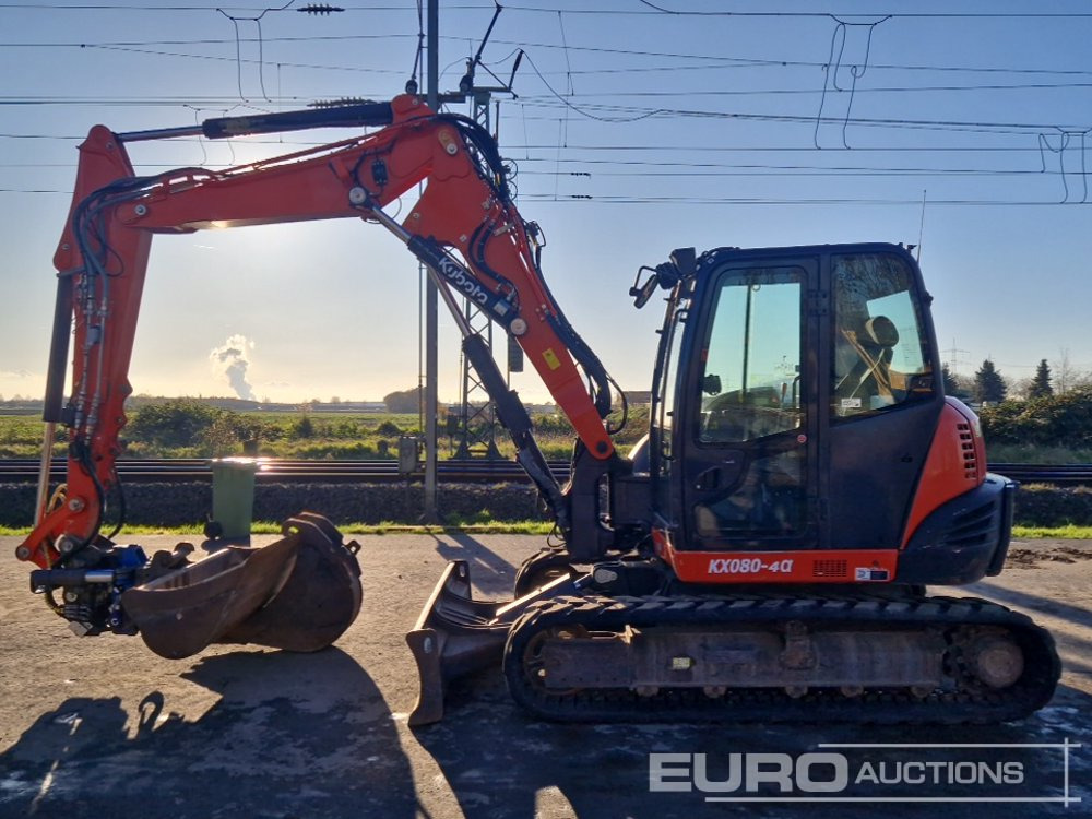 2016 Kubota KX080 - Mini escavadeira: foto 2 2016 Kubota KX080 - Mini escavadeira: foto 2