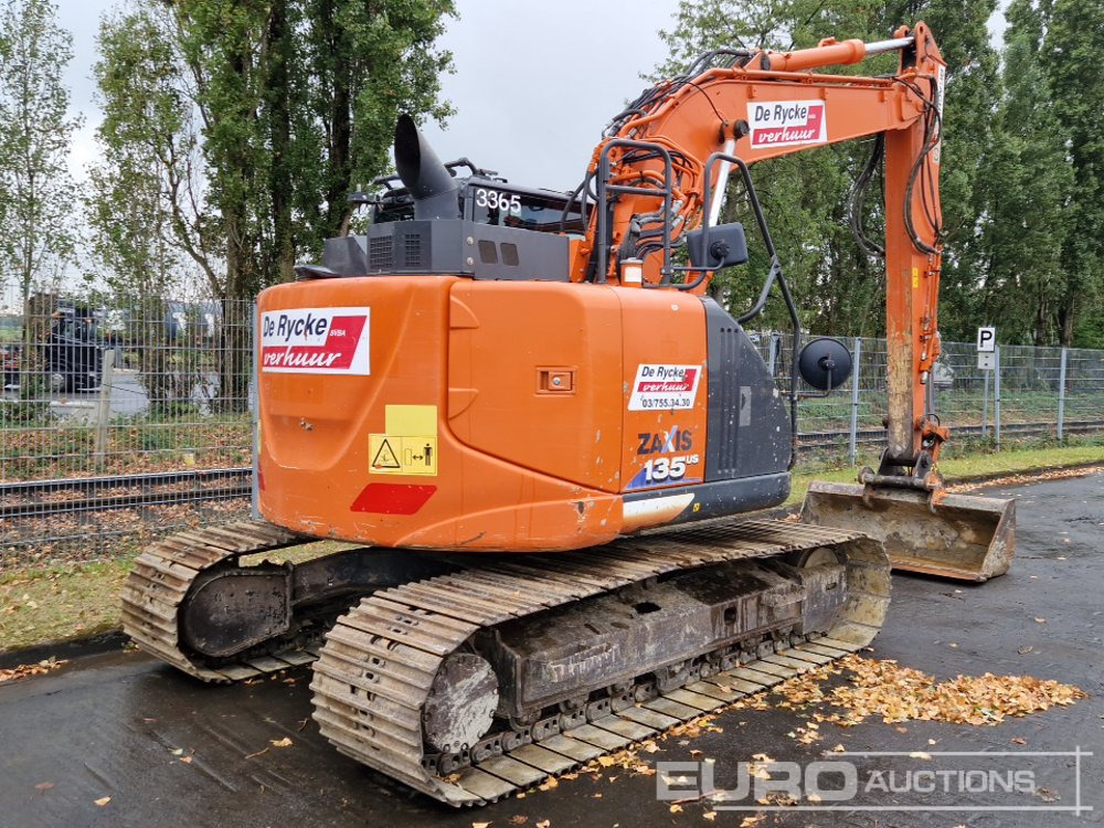 2017 Hitachi ZX135US-6 - Escavadora de rastos: foto 5 2017 Hitachi ZX135US-6 - Escavadora de rastos: foto 5