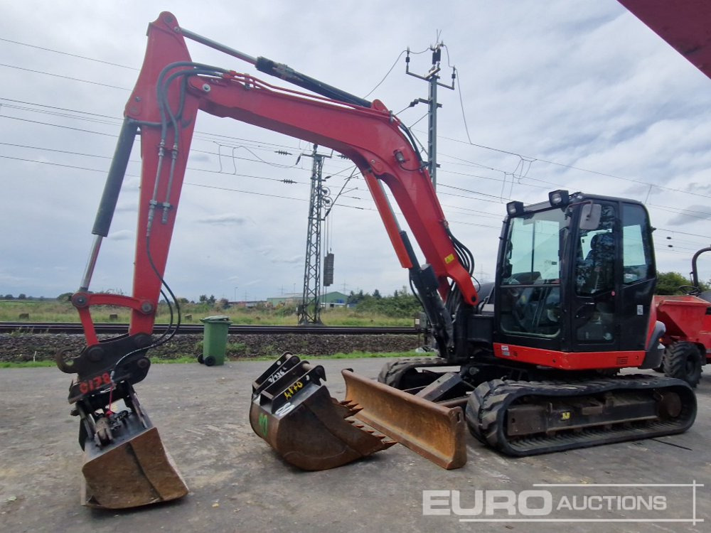 2018 Kubota KX080-4A - Mini escavadeira: foto 1 2018 Kubota KX080-4A - Mini escavadeira: foto 1