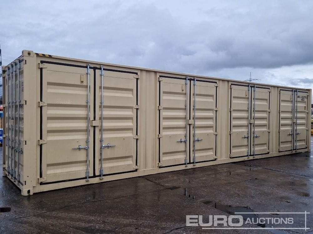 2025 40' HQ Container, One Side 4 Doors, One End Door - Contentor marítimo: foto 1 2025 40' HQ Container, One Side 4 Doors, One End Door - Contentor marítimo: foto 1