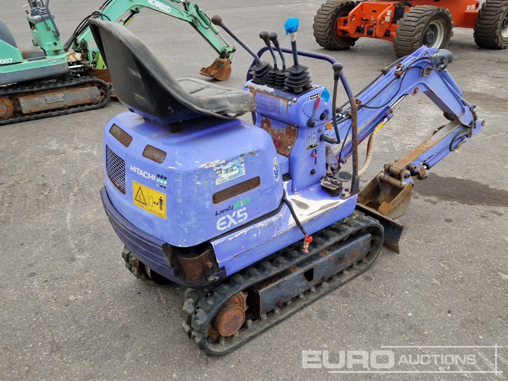 Hitachi EX5 - Mini escavadeira: foto 4 Hitachi EX5 - Mini escavadeira: foto 4
