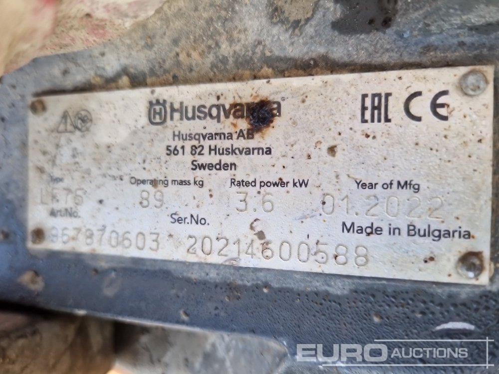 Máquina de asfalto Husqvarna LF75: foto 6