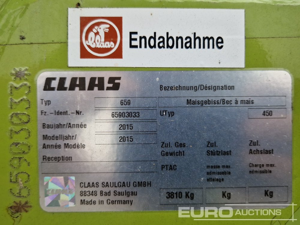 Máquina agrícola 2015 Claas ORBIS 750: foto 18