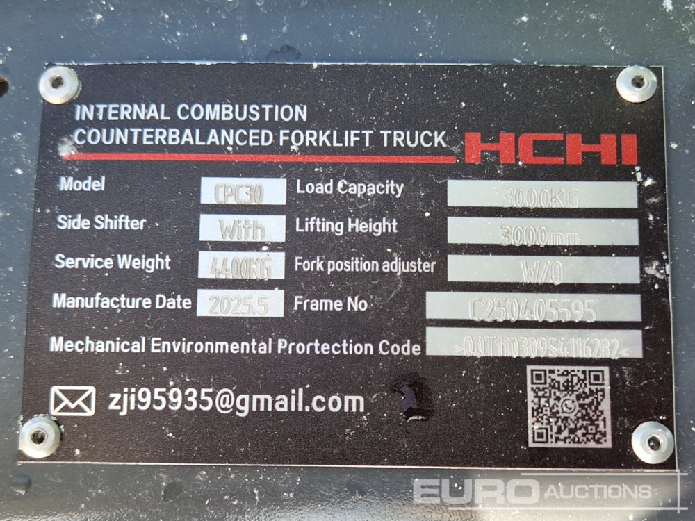 Empilhador Unused 2025 HCHI CPC30: foto 25