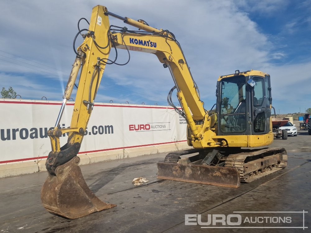 2010 Komatsu PC88MR-8 - Mini escavadeira: foto 1 2010 Komatsu PC88MR-8 - Mini escavadeira: foto 1