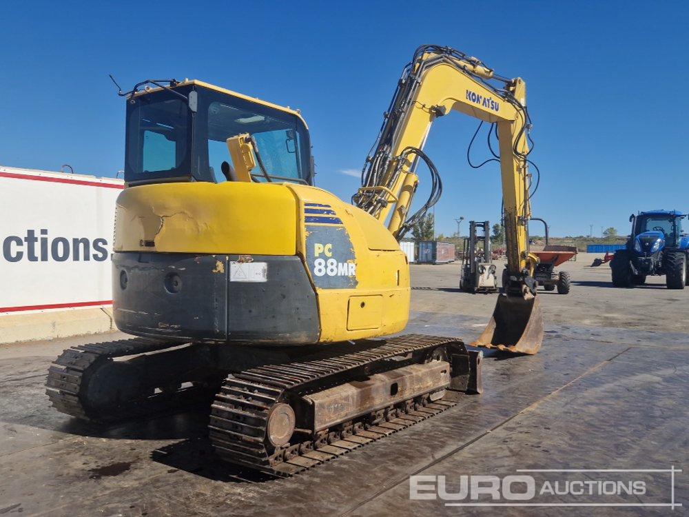 2010 Komatsu PC88MR-8 - Mini escavadeira: foto 5 2010 Komatsu PC88MR-8 - Mini escavadeira: foto 5