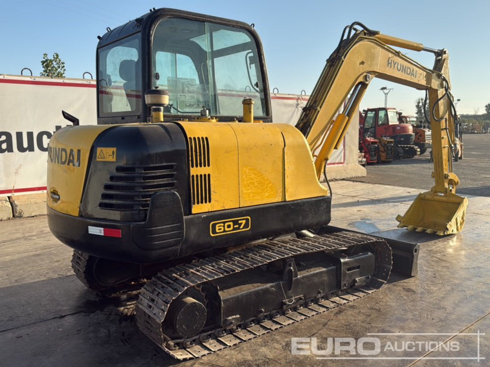 Hyundai R60-7 - Mini escavadeira: foto 5 Hyundai R60-7 - Mini escavadeira: foto 5
