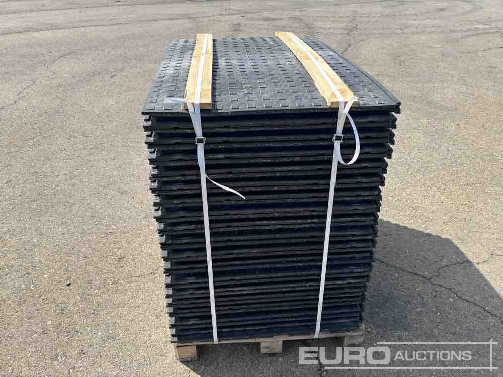 Equipamento de construção Pallet of Plastic Connectable Road Plates, 1200x800x28mm, 22kg per Plate (35 of): foto 6