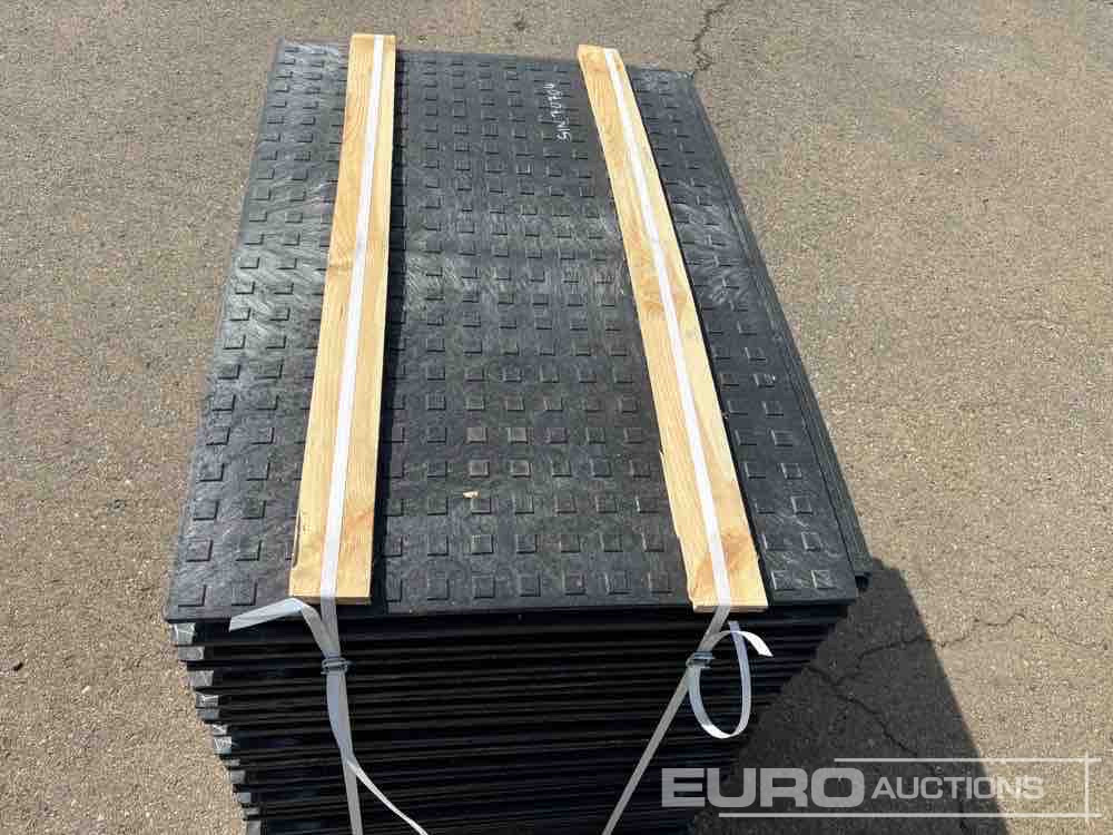 Equipamento de construção Pallet of Plastic Connectable Road Plates, 1200x800x28mm, 22kg per Plate (35 of): foto 7