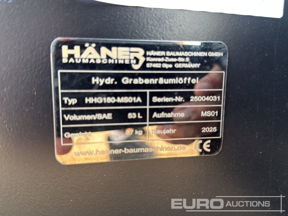 Unused 2025 Häner HHG180-MS01A - Balde: foto 5 Unused 2025 Häner HHG180-MS01A - Balde: foto 5