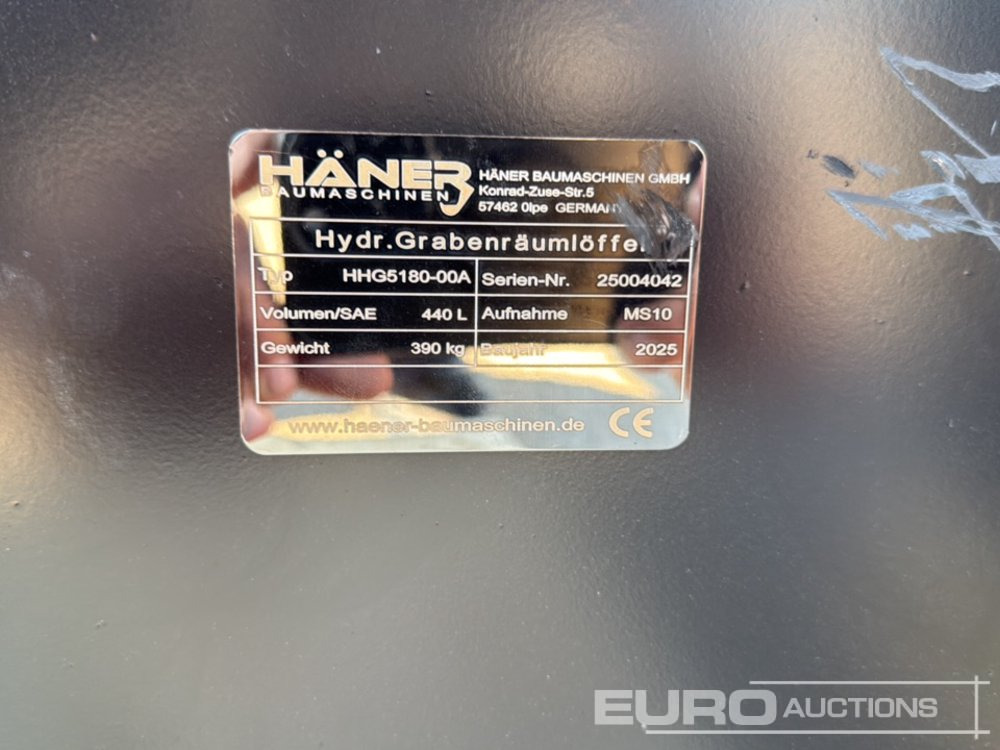 Unused 2025 Häner HHG5180-00A - Balde: foto 5 Unused 2025 Häner HHG5180-00A - Balde: foto 5