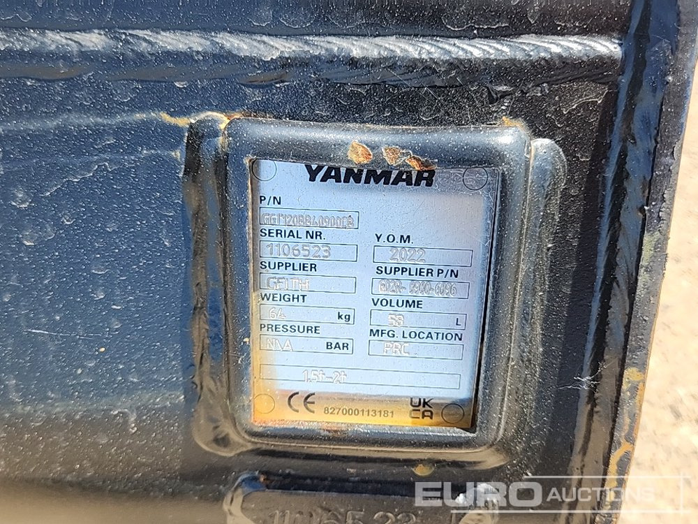 Balde novo Unused Yanmar G02R-0900-6096: foto 8