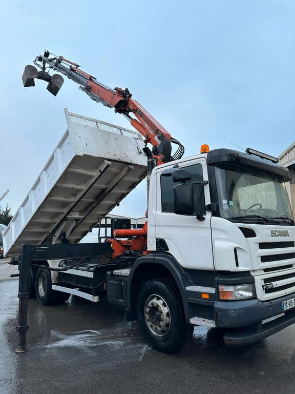 Scania P380 - Camião basculante, Camião grua: foto 2 Scania P380 - Camião basculante, Camião grua: foto 2