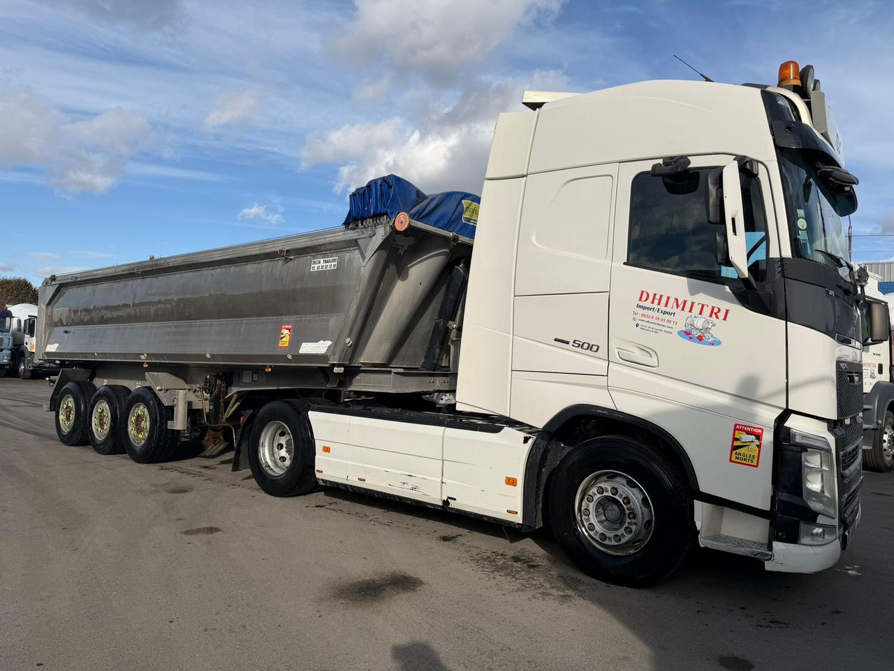 Ensemble tracteur + semi benne arrière DL-666-MB - Tractor, Semi-reboque basculante: foto 3 Ensemble tracteur + semi benne arrière DL-666-MB - Tractor, Semi-reboque basculante: foto 3