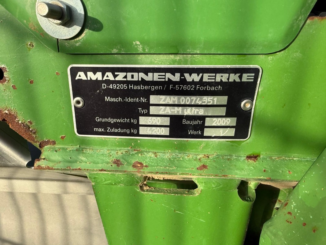 Amazone ZAM-Ultra 4200 Profis Hydro - Pulverizador agricola: foto 5 Amazone ZAM-Ultra 4200 Profis Hydro - Pulverizador agricola: foto 5