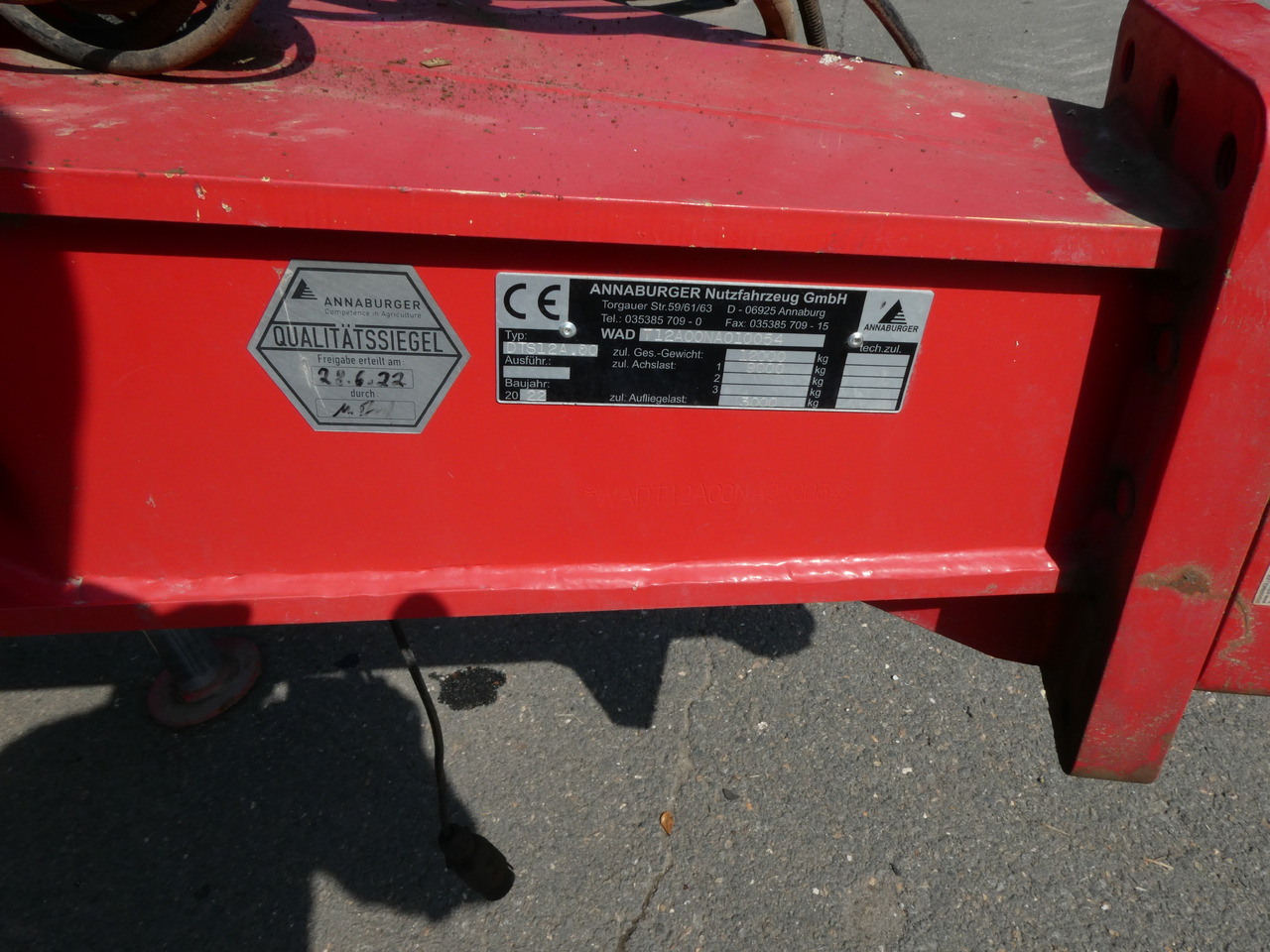 Camião basculante Annaburger DTS 12.00 Dolly m. Sattelkuppl: foto 7 Camião basculante Annaburger DTS 12.00 Dolly m. Sattelkuppl: foto 7