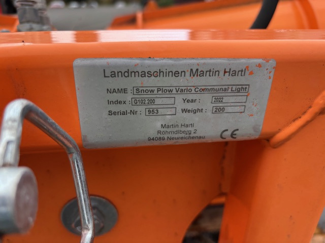 Branson Vario Schneepflug 2000 - Lâmina limpa-neves: foto 2 Branson Vario Schneepflug 2000 - Lâmina limpa-neves: foto 2