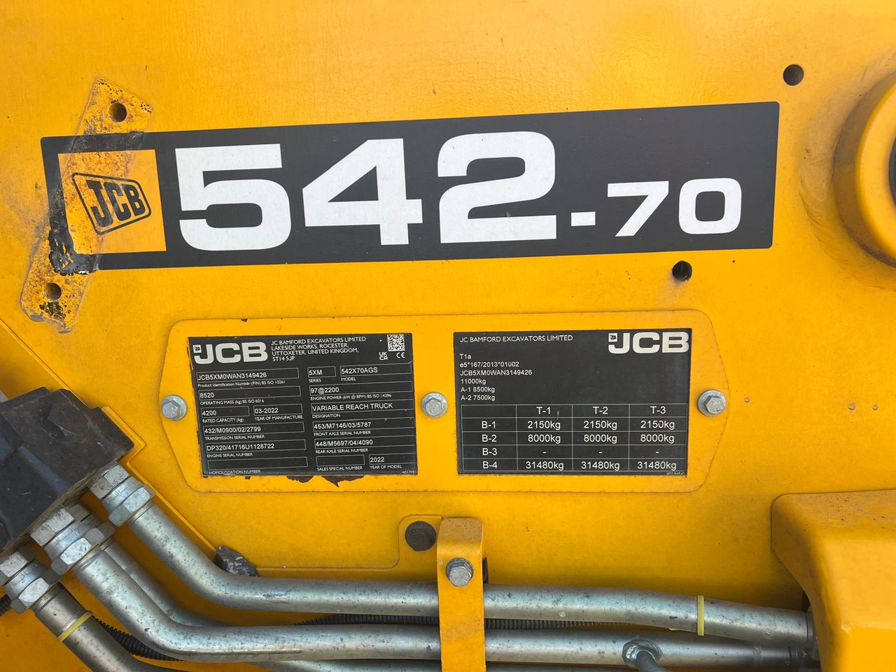 Locação financeira de JCB 542-70 AGRI SUPER JCB 542-70 AGRI SUPER: foto 6