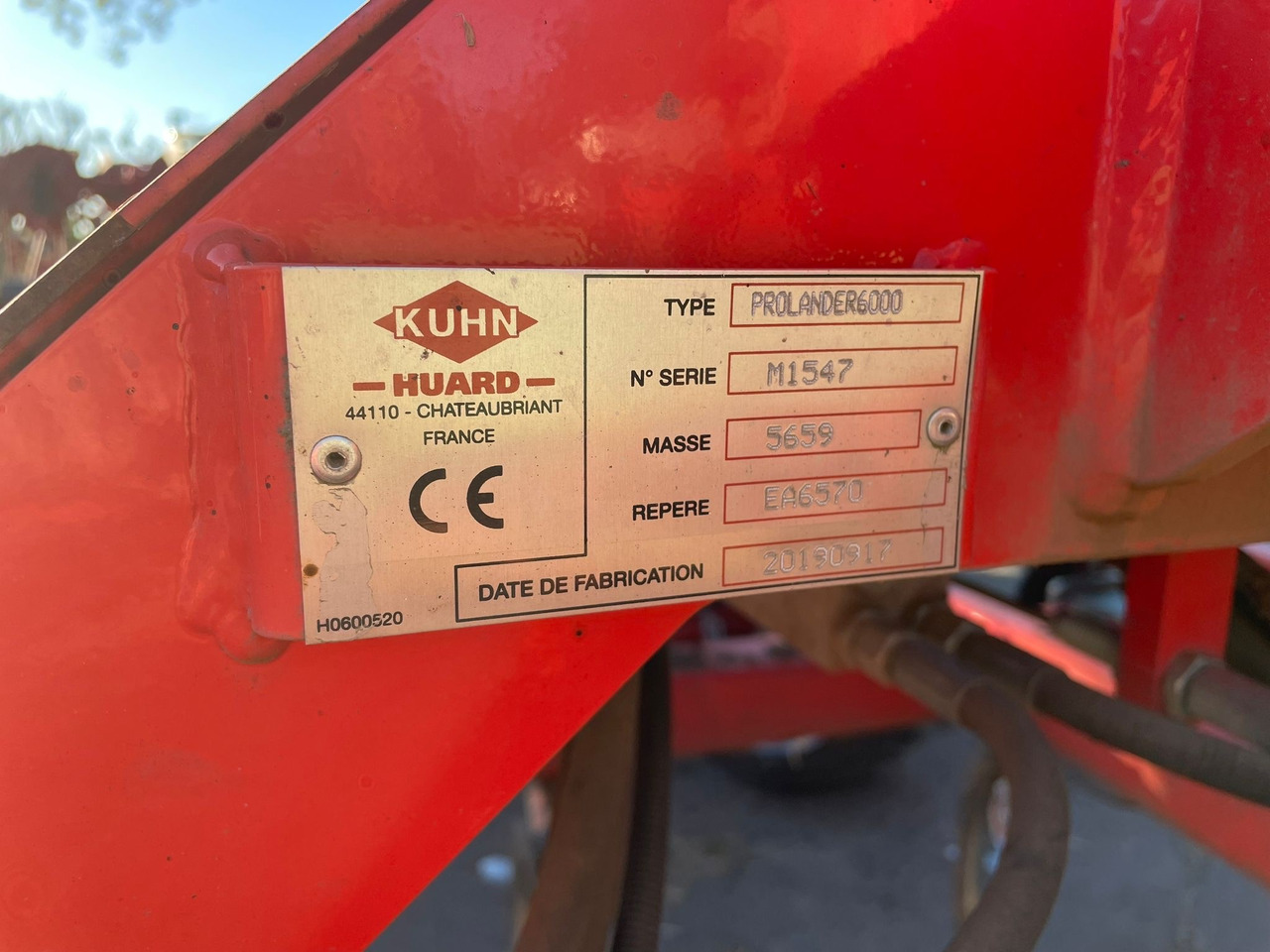 Kuhn Prolander 6000 - Cultivador: foto 3 Kuhn Prolander 6000 - Cultivador: foto 3