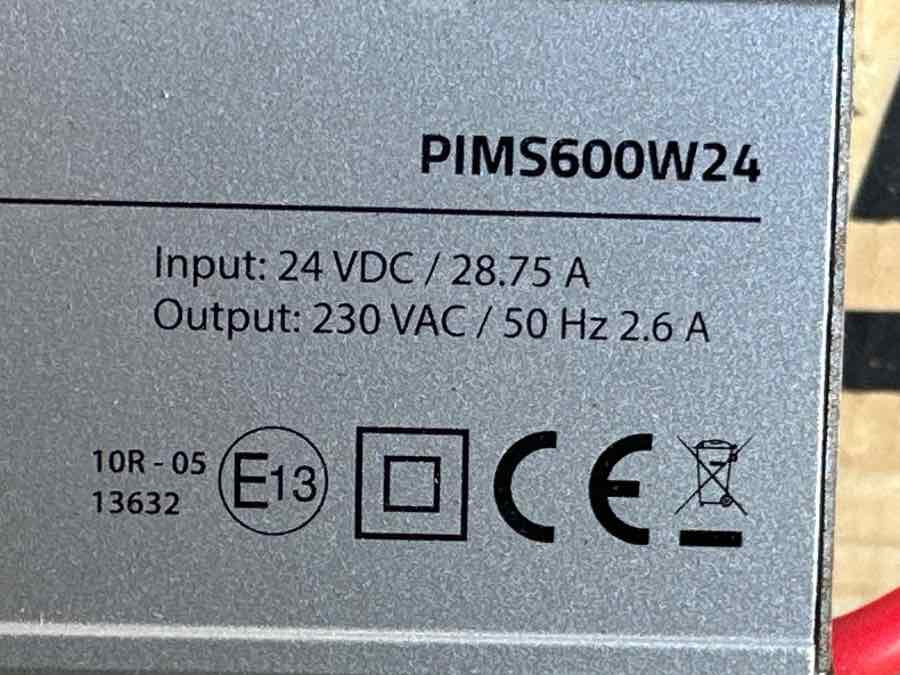 NEDIS PIMS600W24 24V DC TO 230 V - Sistema elétrico para Camião: foto 4 NEDIS PIMS600W24 24V DC TO 230 V - Sistema elétrico para Camião: foto 4