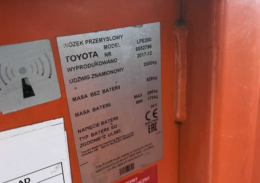BT LPE200 - Porta-palete: foto 4 BT LPE200 - Porta-palete: foto 4