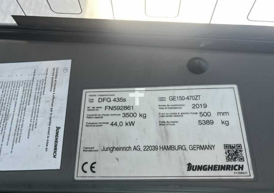 Jungheinrich DFG435s - Empilhador a diesel: foto 4 Jungheinrich DFG435s - Empilhador a diesel: foto 4